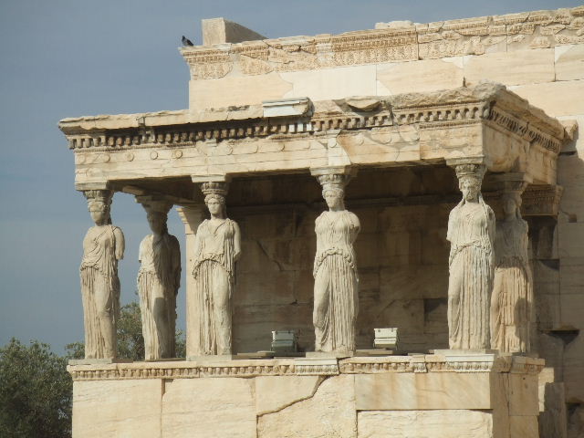 Kore Porch (or Caryatids' balcony), Acropolis, Athens