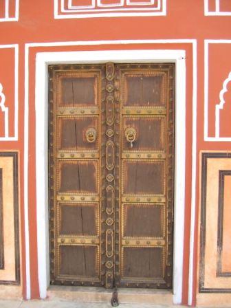 Doorway in the City Palace, Jaipur