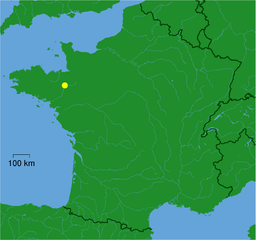 Location of Rennes